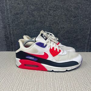 Nike Air Max 90 Raptors White Red Black Purple Shoes Mens 11.5 AJ1285-106